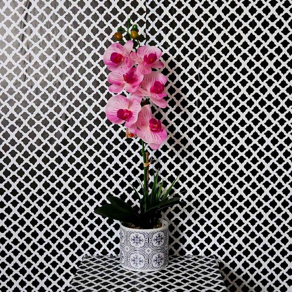 Artificial orchid plant